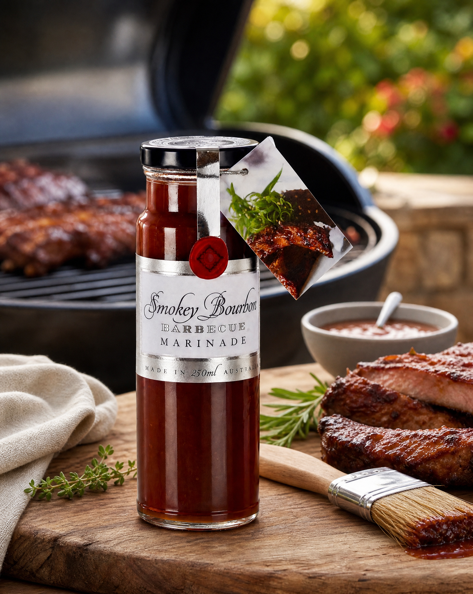 Smokey Bourbon BBQ Marinade 250ml