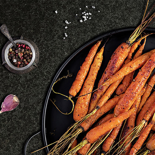 Baked Truffle Honey Glazed Carrots