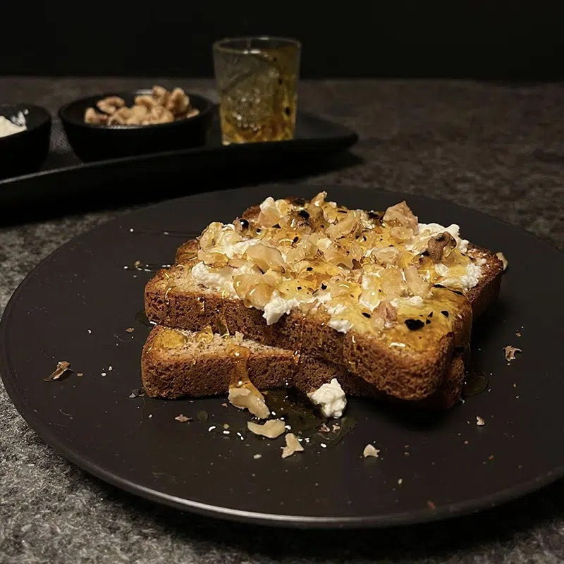 Ricotta with Truffle Honey and Walnuts