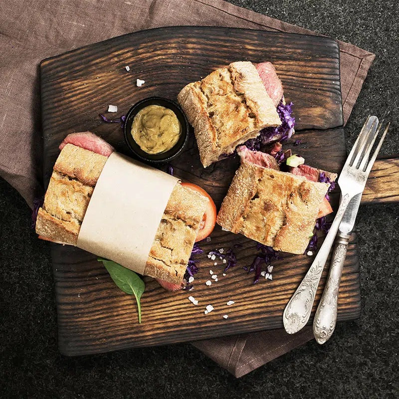 Rare Roast Beef Sandwich with Truffle Mayo