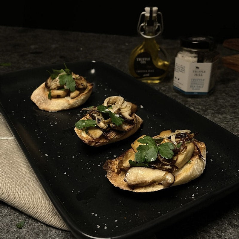 Truffle Mushroom Bruschetta