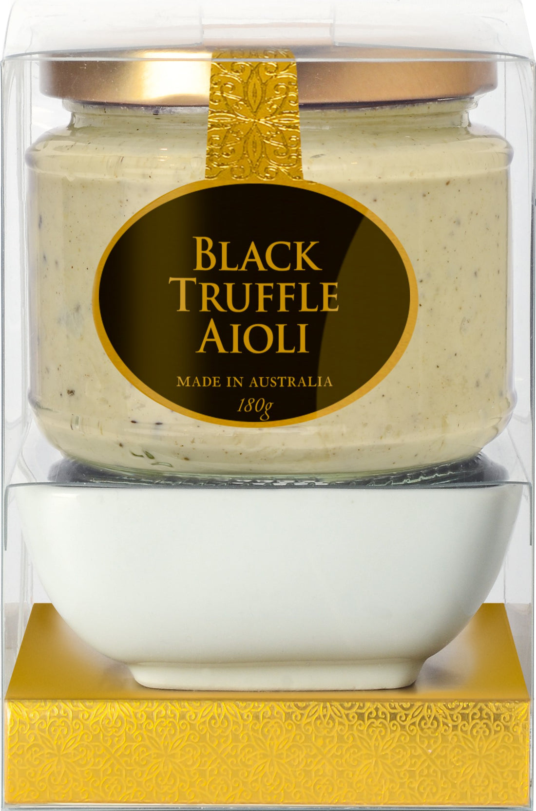 Black Truffle Aioli Dipping Bowl Set 180g