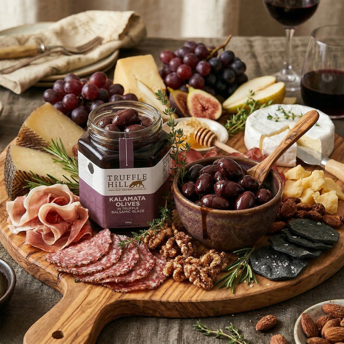 Kalamata Olives in Truffle Balsamic Glaze 390g