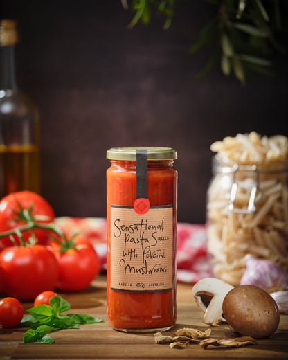 Sensational Pasta Sauce with Porcini Mushrooms 465g