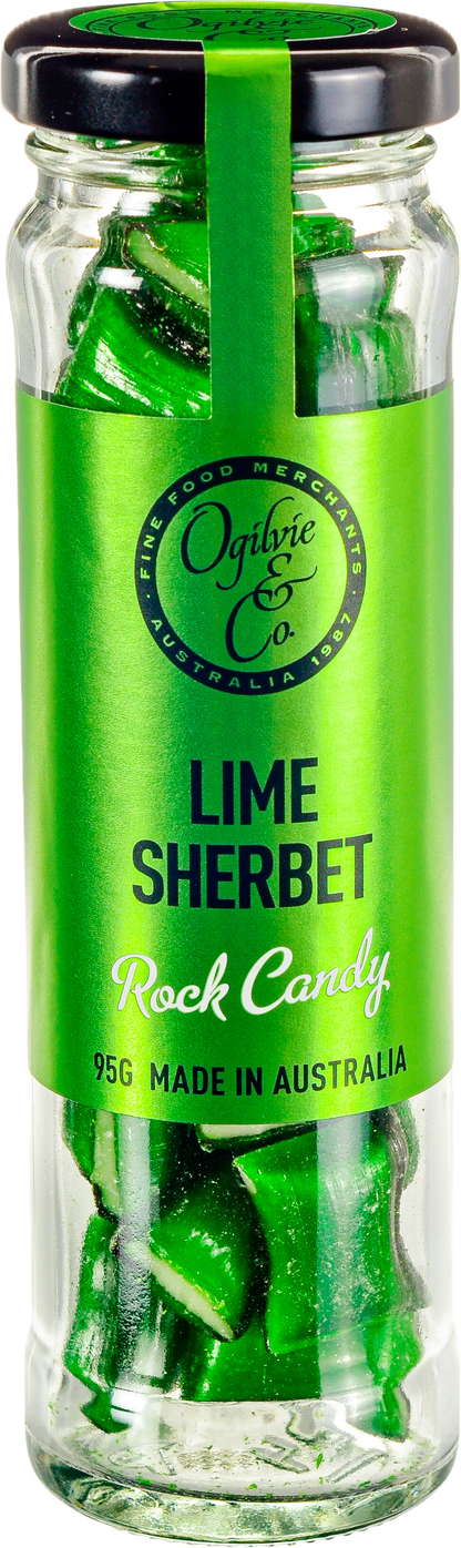 Lime Sherbet Rock 95g