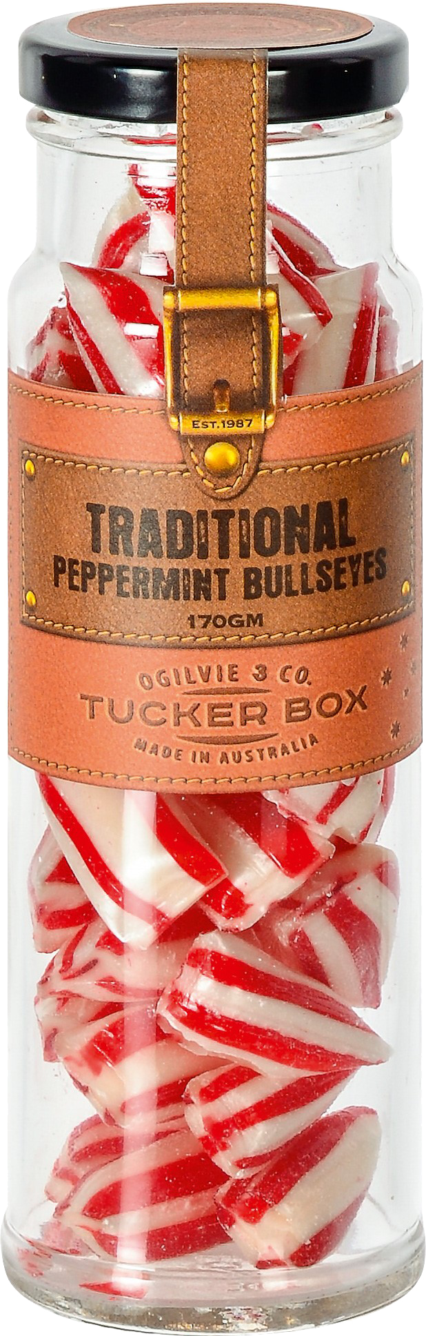 Tucker Box Traditional Peppermint Bullseyes 170g